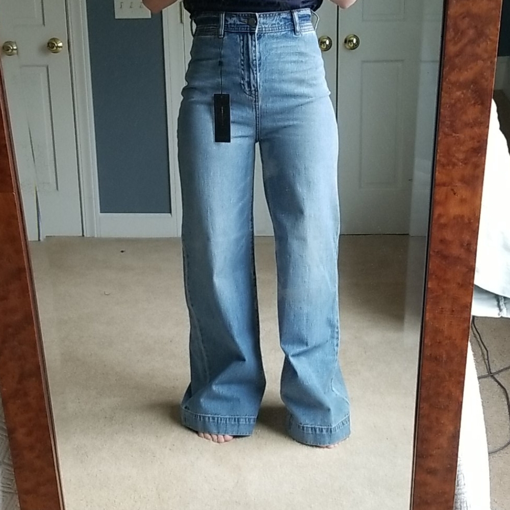 BCBGMaxAzria Wide leg jean